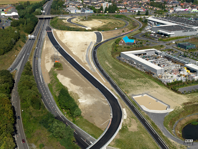 Viaduc pour l'échangeur A2/A23