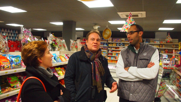 Mme Lasek, M. Degallaix et M. Amram dans le SPAR