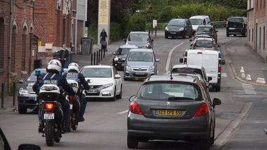 Devant la Maison des Associations 