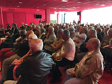 Salle comble dans le Stade du Haonaut