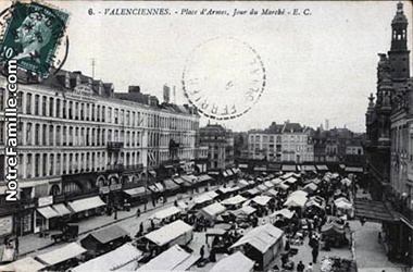 Marché de Valenciennes anciennement Place d'Armes