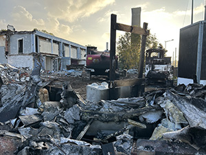 Le chantier de démolition dans le quartier de La Briquette, plusieurs engins visés !